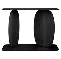 Idao conception de console en bois inoxydable noyer vente en gros