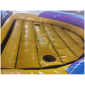 Toboggan aquatique gonflable commercial Blue Factory Tropical Marble à double piste <span class=keywords><strong>avec</strong></span> grande <span class=keywords><strong>piscine</strong></span> géante pour location de fêtes d'enfants - Product Image 4