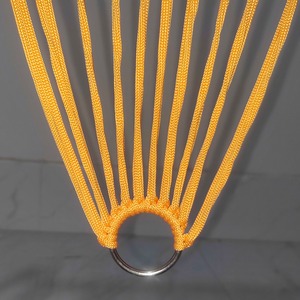 Hamaca de malla trenzada a mano con cuerda gruesa, hamaca colgante duradera <span class=keywords><strong>para</strong></span> exteriores, equipo ligero <span class=keywords><strong>para</strong></span> acampar, <span class=keywords><strong>para</strong></span> viajes al aire libre y picnic - Product Image 3