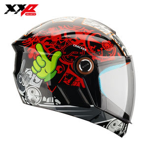 หมวกกันน็อคเด็กแบบเปิดคางได้ รุ่นใหม่ วัสดุ ABS ตัวล็อคแบบปลดเร็ว ขนาด XXL XXP CRACKER VICTOR ลายกราฟิก สำหรับทุกฤดู - Product Image 5