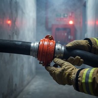 Raccord rapide pour tuyau d'incendie en laiton de qualité supérieure, approuvé FM UL NFPA20, rainuré