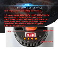 High Quality Handheld Aluminium Lid Induction Sealing Machine Bottles Electric Manual Bottle Induction Foil Packing Machine - Product Image 5