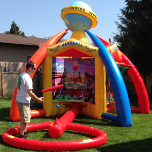 Jeux interactifs 4-en-1 pour jeunes sportifs, en bâche PVC géante, installation facile, taille personnalisable pour la location, les carnavals et les événements - Product Image 1