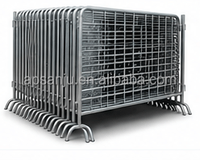 Barrière de contrôle de file d'attente portable, clôture de gestion de foule, barricade métallique pour aéroport, gare, événements