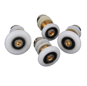 25mm einzelne exzentrische Kupferrollen-Dusch tür Kunststoff-Rollen räder Duschtür-Lager räder - Product Image 4