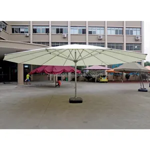 Parapluie d'extérieur, grand format, pour la plage, le jardin, le Patio, rose, rouge, 7m, 5m