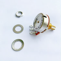 Potentiomètres audio pour guitare basse, axe de manivelle 15 mm 18 mm, A500K B500K A250K B250K OHM