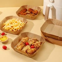 Nouvel Arrivage : Napperons en Papier Ronds Blancs Double Face pour Gâteaux, Friteuses à Air et Pains, Logo Personnalisé pour Aliments et Sucre, 100 PIÈCES