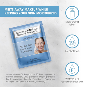 Lingettes démaquillantes nettoyantes pour le visage <span class=keywords><strong>à</strong></span> base d'<span class=keywords><strong>eau</strong></span> RO taille de poche - Product Image 4