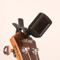 Accordeur d'instrument de musique à cordes portable à clipser, installation facile, accessoire de guitare, fabriqué en Chine
