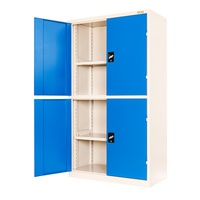 Gabinete de Herramientas de Acero Laminado en Frío de la Mejor Calidad, Resistente, OEM, 1.0 mm de Espesor, Cierre de Tres Puntos, para Fábrica o Taller