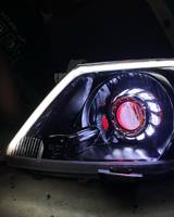 Phares Angel Eye RGB haute performance pour la personnalisation automobile, anneaux halo LED multicolores, étanches, universels