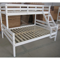 Lit double pour enfants personnalisé en usine Mobilier en bois Bois massif Pin MDF Lit triple superposé pour enfants pour adulte