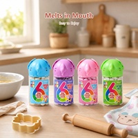 Yaourt à la fraise lyophilisé, probiotique, collation pour bébé et tout-petit, sans additifs, durée de conservation de 12 mois, 22g