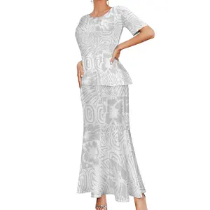 Женское винтажное длинное платье с цветочным принтом, большие размеры