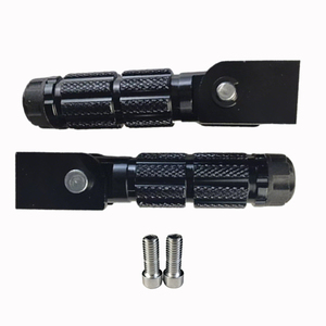 Pedales Modificados para Motocicleta, Pedales Plegables para Bicicleta Eléctrica, Reposapiés Delanteros y Traseros de Aleación de Aluminio, Pedales Universales de 8 mm - Product Image 1