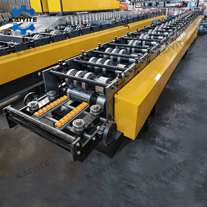 Machine <span class=keywords><strong>à</strong></span> former des gouttières de haute précision 45 #   Machine de profilage de rouleaux pour gouttières de drainage de toiture en acier trempé chromé dur - Product Image 4