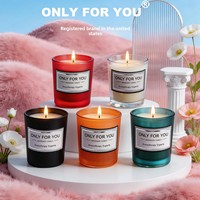 Vela cilíndrica de cera de soja de marca estadounidense, regalo transfronterizo de Navidad y cumpleaños, perfumada, crea un ambiente acogedor, perfecta.