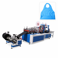 Machine de fabrication de bavoirs jetables non tissés à chargement automatique, à commande PLC haute vitesse, entraînée par un moteur, avec servomoteur et cylindre, certifiée CE