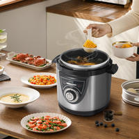 Cuiseur à pression électrique 6L avec pot intérieur antiadhésif à usage domestique pour la cuisine de cuisson du poulet essentiel