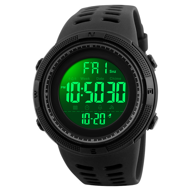 Skmei Wholesale Cheap Chinese Electronic Watches for Mens Wrist Waterproof Boy Fashion Digital  Luminous Sports Men's Watch 1251