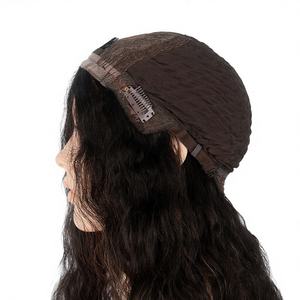 Pelucas de Cabello Humano Virgen Chino al por Mayor con Base de Seda y Frente de Encaje Transparente, Largas, Tamaños de Gorra Promedio, 130% de Densidad - Product Image 4