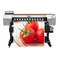 Impresoras eco solventes LOCOR de 4 pies y 1,3 m, Impresión de tienda pequeña con impresión xp600 /Dx5/ I3200/Dx7