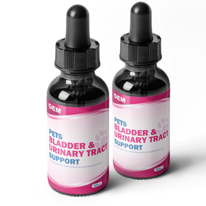 Suplemento de Salud de la vejiga urinaria natural OEM 100%, gotas de arándano del tracto urinario para Infecciones del tracto urinario de perros y gatos - Product Image 6