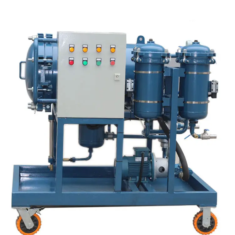 Automatic Hydraulic System Coalescence Dehydration Oil Purifier Waste Engine Oil Recycling Machine Factory