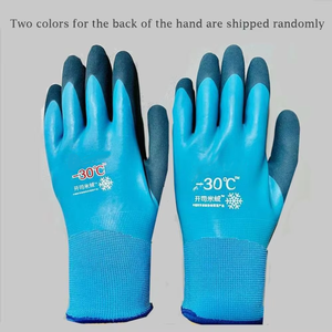 قفازات عمل رجالية من سونيس مصنوعة في الصين، محبوكة للشتاء، دافئة ومقاومة للماء، مطلية باللاتكس والمطاط للطقس البارد - Product Image 5