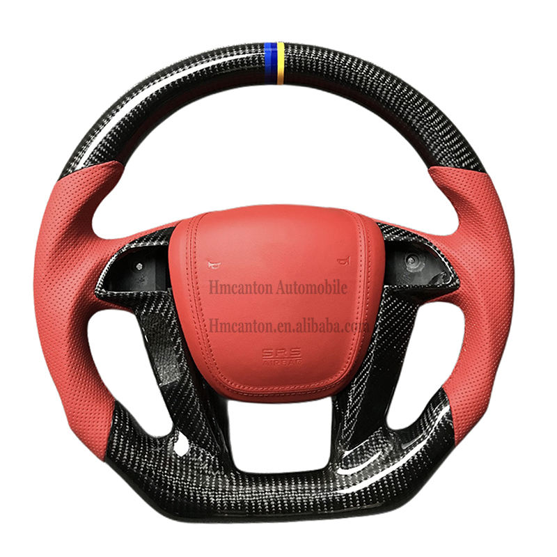 Accord Carbon+Leather+Red Tri Color Stitching+Cove