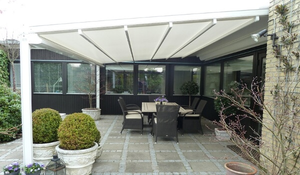 Toldos bioclimáticos impermeables de aluminio y PVC, pérgola deslizante <span class=keywords><strong>para</strong></span> porche, sistemas de techo retráctiles, gran oferta - Product Image 3