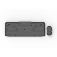 Clavier et souris de jeu sans fil OEM T81, format complet, ergonomique, 2,4 GHz, USB, étanche, ultra‑mince