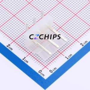5WRBA031 Wire-to-Board Pin Header Bent Lead Through Hole,P=5.08mm Connector 1x3P 5.08mm Right Angle Insert CH - Product Image 1