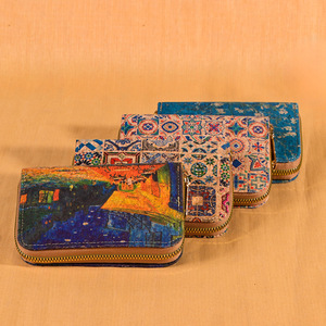 Portacarte Vintage in Pelle PU Muli Mwai, Portafoglio Multi-Scomparto, Portamonete con Fodera in Poliestere, Modello Unisex per Uso Quotidiano - Product Image 1