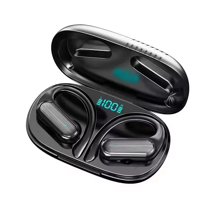 A520 TWS Écouteurs sans fil Oreillettes Casque d'aide auditive LED Affichage numérique HiFi Stereo Noise Canceling Gaming Earbuds