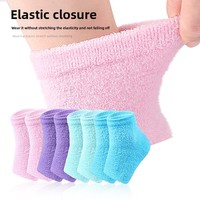 Compports Réutilisable Écran Tactile Hydratant Soins Des Pieds Extra Doux Plume Fil Chaussettes avec Gel Talon Pads
