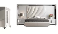 Nordique blanc haute brillance moderne buffet de luxe en bois buffet Comodas pour cuisine salon chambre haute brillance Luxus coffre