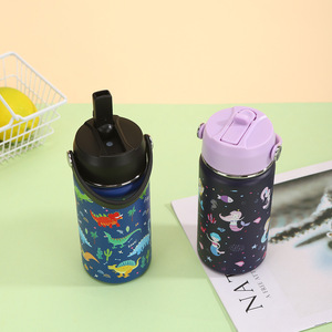 2025 Outdoor Camping Stainless Steel Double Wall Insulated Water Bottle Classic Straight Cup Design - Product Image 2