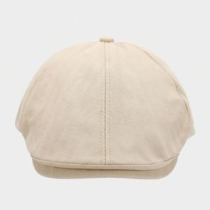 Casquette Gavroche Rétro Littéraire Femme Couleur Unie Version Coréenne Mode Simple Homme Béret - Product Image 3