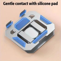 Portable pliant 360 degrés rotatif multifonctionnel téléphone et tablette support Construction en métal support Flexible réglable