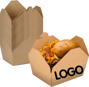 Cajas de <span class=keywords><strong>Sushi</strong></span> para Llevar, Reciclables, de Papel Kraft Marrón, Ecológicas, Personalizables, para Restaurantes, Catering y Fiestas - Product Image 1