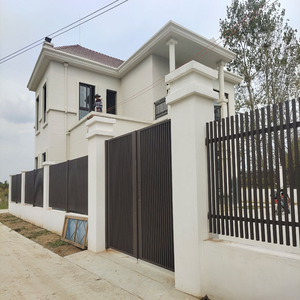 2025 mới nhôm nghệ thuật biệt thự sân hàng rào vườn hàng rào Cổng ngoài trời nhà tường Hợp kim nhôm hàng rào - Product Image 4