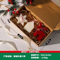 Bougies en cire de soja faites à la main en gros | Arbre de Noël et cerf, aromathérapie parfumée, 100% naturel, boîte cadeau