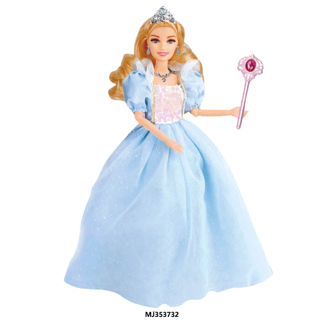 Hot Sale Fancy Series DIY Princess Doll Fashion Girls Doll with Fashion Jewelry Different Accessories for Kids