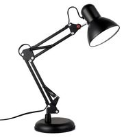Lampe Led autoportante E27 avec bras pivotant, design moderne et simpliste, idéale pour l'étude, la lecture et le bureau