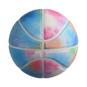 Ballon de basketball en PU de qualité supérieure, couleur dégradée, logo personnalisé, style streetwear, <span class=keywords><strong>cadeau</strong></span> pour les jeunes - Product Image 4