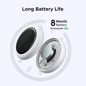 Traceur intelligent double système certifié CE RoHS FCC avec conception de badge numérique magnétique, compatible avec Apple Find My et Google Find Hub - Product Image 3