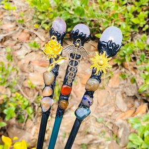 Vente en gros de baguette magique en cristal, pierre de guérison pour la décoration de la maison - Product Image 4