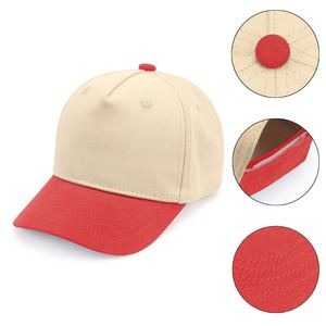 Gorra de Béisbol de 5 Paneles para Niños y Adultos, Nueva Moda 2025, de Algodón, Deportiva, de Dos Tonos, con Cierre a Presión - Product Image 2
